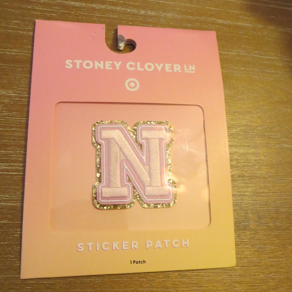 NEW Stoney Clover Lane Sticker Patch Letter N ~TARGET~